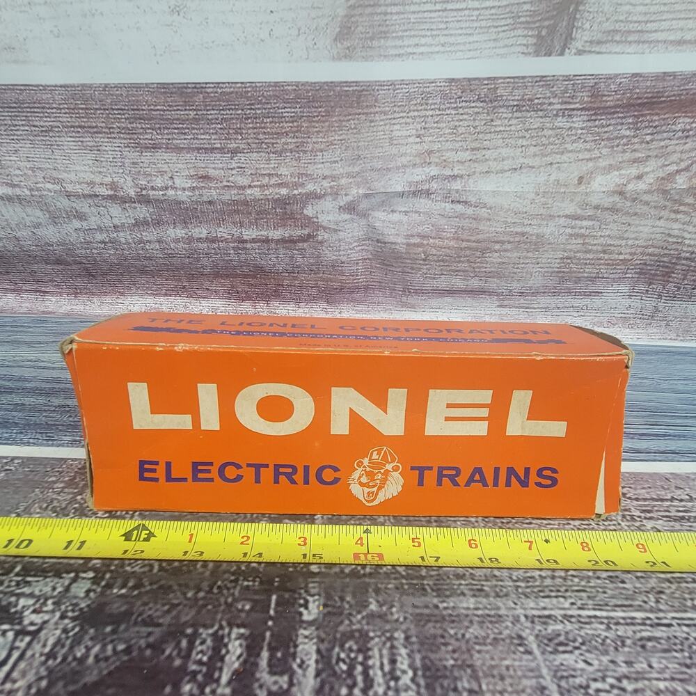 Vintage Lionel O gauge explosive train car plastic red with white writing